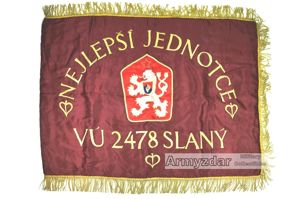 ČSLA Flag 'Nejlepší jednotce VÚ 2478 Slaný'