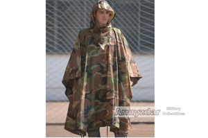 Poncho ripstop – Woodland