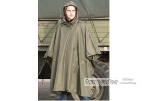 Poncho ripstop – green