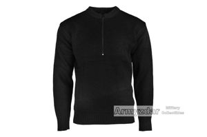 Swiss army sweater – black
