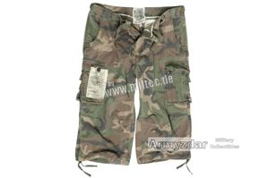 3/4 AIR COMBAT Pants – woodland prewash