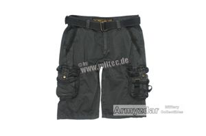 Vintage survival shorts – black prewash