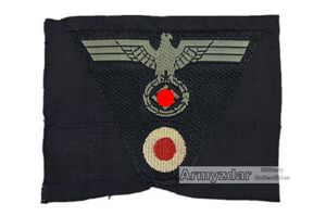 WH PZ M43 Trapezoid cap patch
