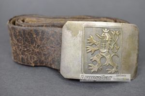 Czechoslovakian belt with buckle 'Svoboda army'