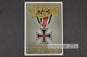 Propaganda Postkarte 'Es kann nur einer siegen und das sind …