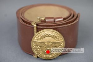 NSDAP Leiter belt with buckle