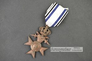 Bayern Militär Verdienst Kreuz 3. Klasse mit Schwertern und krone