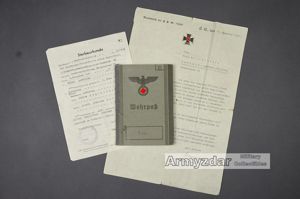 DAK WH Wehrpaß „2./PZ. Gren. Rgt. 86'