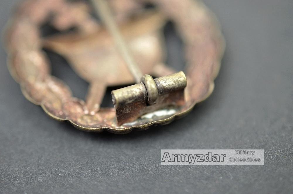 WW1 Verwundetenabzeichen in silber 'cut out' — image 5