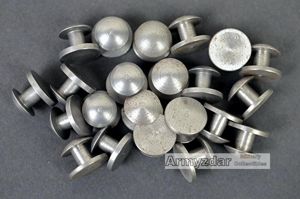 Repro German steel stud gas mask straps