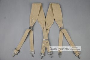 US M1907 Tan Suspenders 'Sept. Russell 1918'