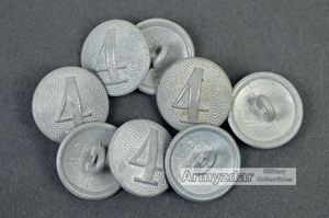 Repro German Shoulder Straps Button nr. 4 '19mm'