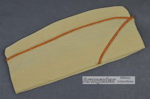 WW2 US Tan Overseas Cap 'Ordnance' 7 3/8