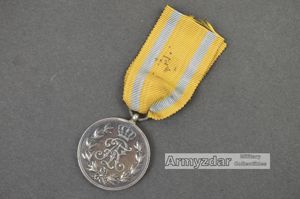Sachsen Königreich Friedrich-August Medaille in Silber