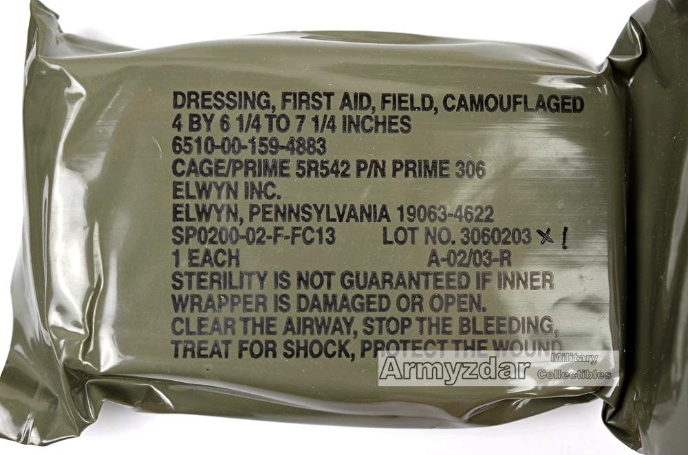 US First Aid nylon pouch + dressing — image 2