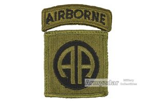 US 82nd Airborne Division green patch
