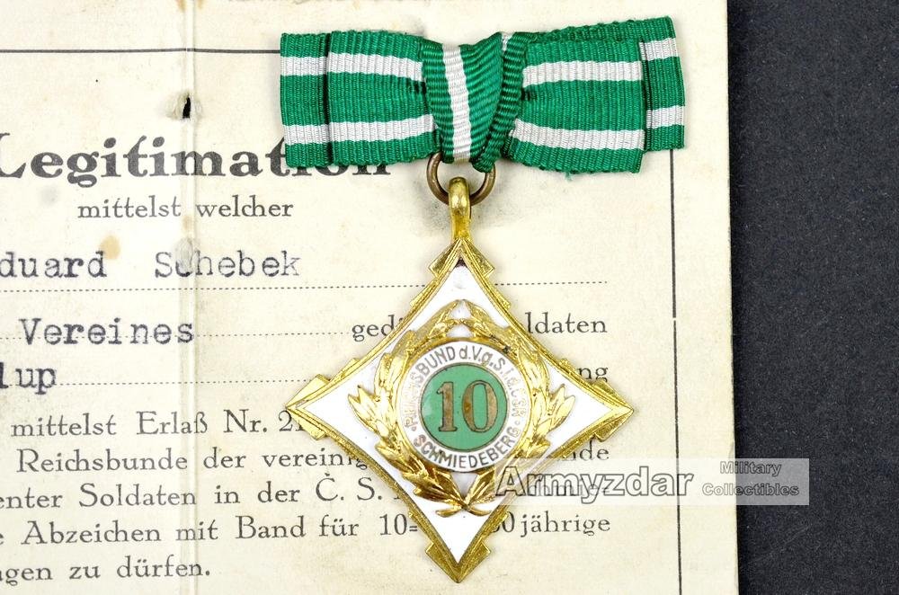 Reichsbund in der Č.S.R. abzeichen — image 3
