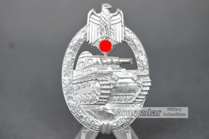 Panzerkampfabzeichen in silber „Hermann Aurich'