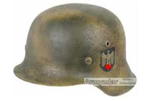 Repro WH M42 Single decal camo helmet '66/59'