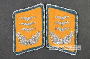 LW Collar tabs „Hauptmann der Reserve der Fliegende Truppe'