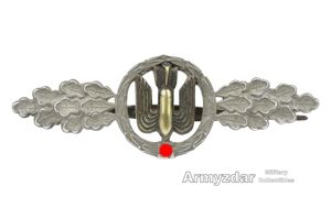 Frontflugspange für Kampfflieger in Silber „F&BL'