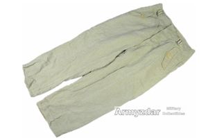 LW White drillich trousers