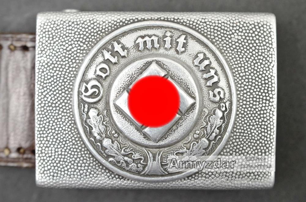 Polizei Aluminium buckle 'R.S.&S.' — image 3