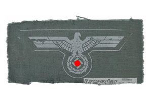 WH Late war printed breast eagle