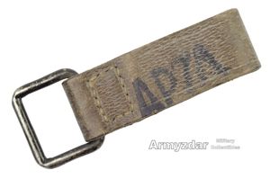 Czechoslovakian leather belt loop