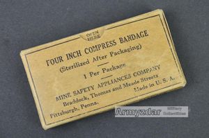 WW2 US Four inch compress bandage