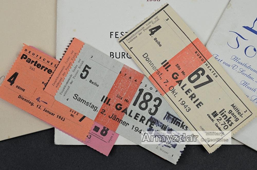 3x Theater progam + tickets — image 2