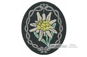 Repro WH M36 GBJ Vowen sleeve Edelweiss