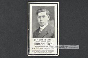 WH Death notice 'Michael Pletz'