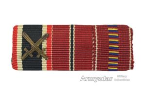 KVK m. Schw.+Winterschlacht+Rumänien Medaille ribbon bar