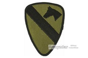 1st Cavalry Division patch 'Green'