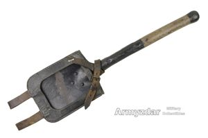 German shovel with Ersatz carrier