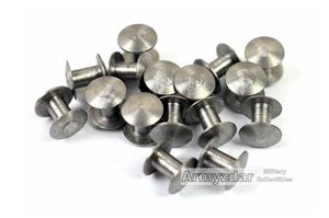 Repro German steel rivet for chinstrap