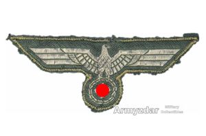 WH M35 Waffenrock woven breast eagle