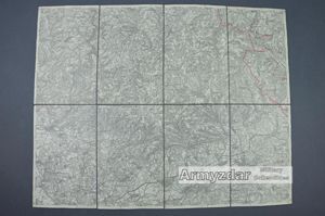 Czechoslovakian army map 'Hranice'