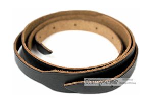 Repro German medical canteen over shoulder leather strap