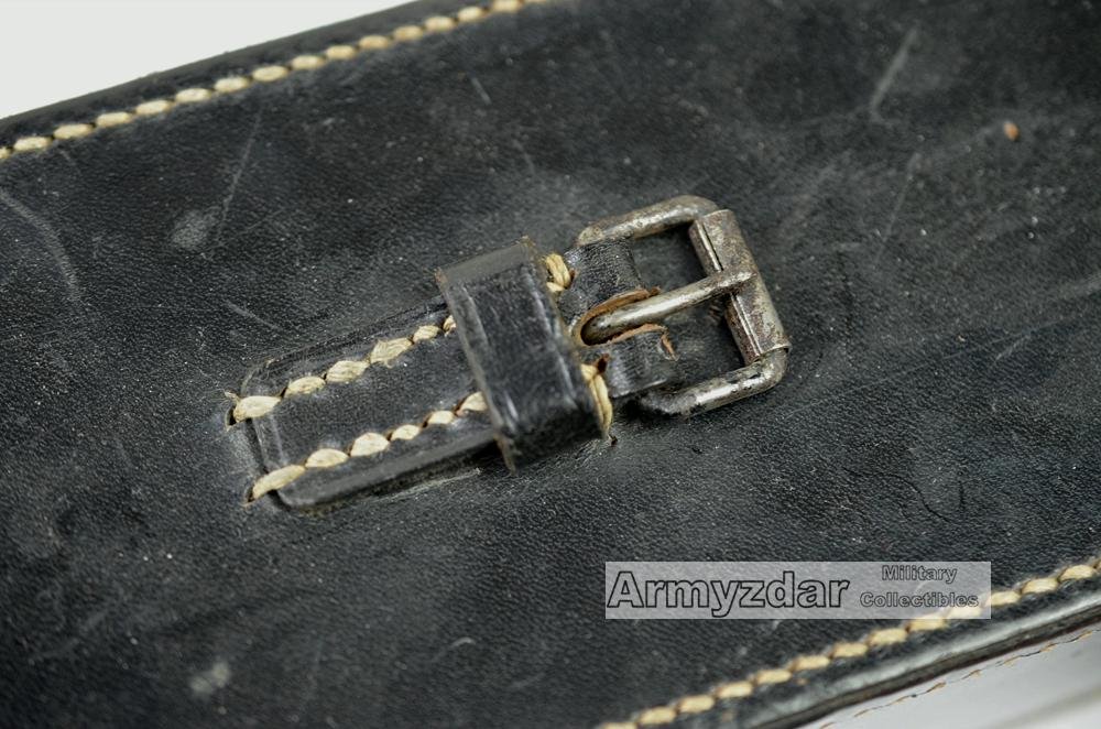 German leather pouch for FF33 phone reciever — image 2