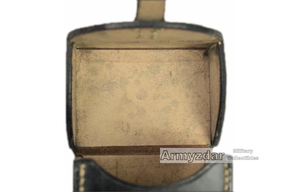 German leather pouch for FF33 phone reciever — image 6