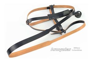 Repro German medical canteen leather straps
