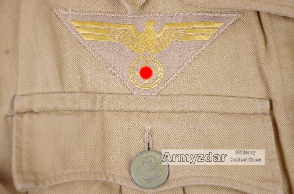 Kriegsmarine Tropen Feldbluse — image 5