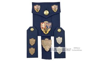 Prague castle guard set of badges
