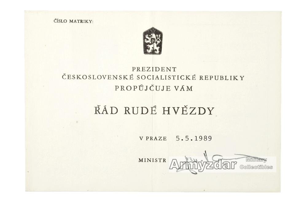 ČSLA Red star order — image 8