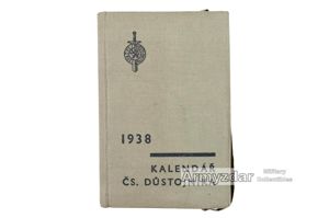 Czechoslovakian army calendar 1938
