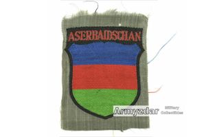 WH ASERBAIDSCHAN woven sleeve patch