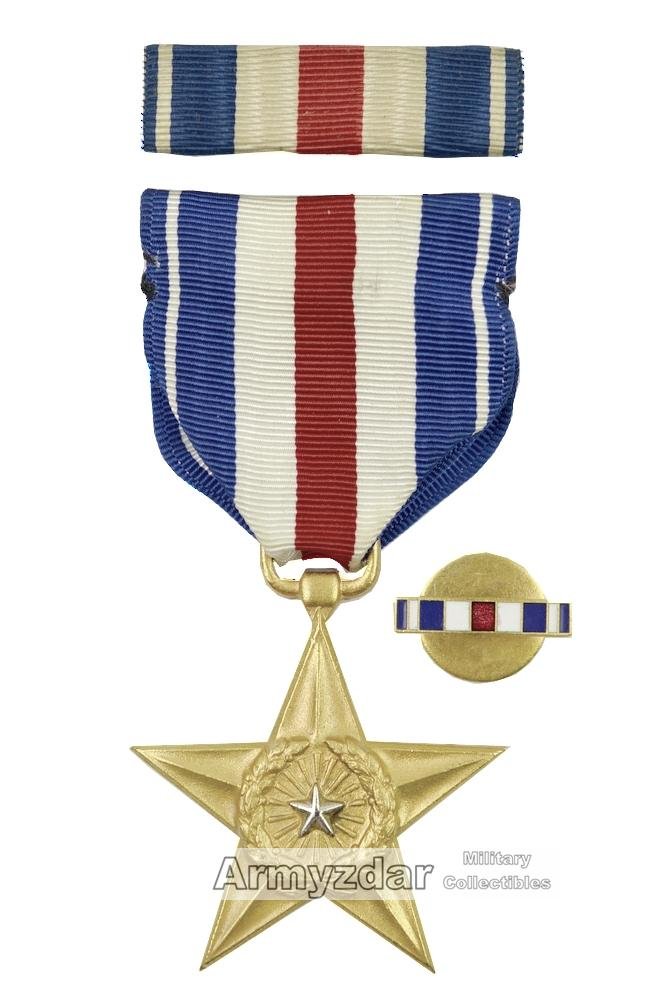 US WW2 Silver star medal — image 2
