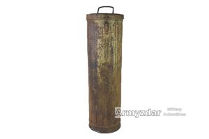 German steel case for artillery shell